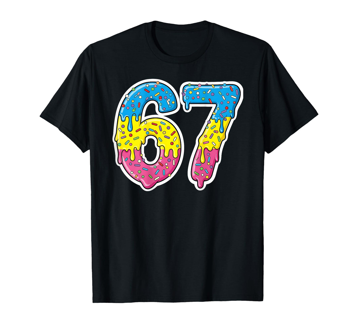 Number 67 Shirt Costume Adult Pink for Women Men Kids Back T-Shirt