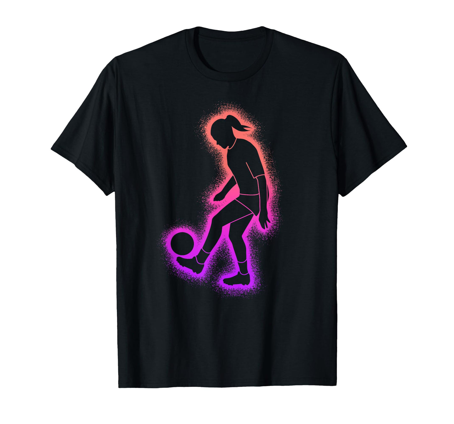 Soccer Player Game Kids Girls Women Soccer T-Shirt