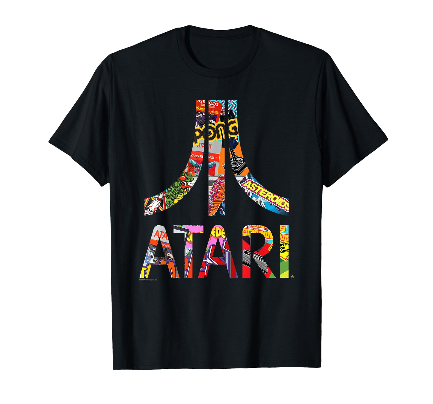 ATARI Classic Video Game Logo Montage T-Shirt
