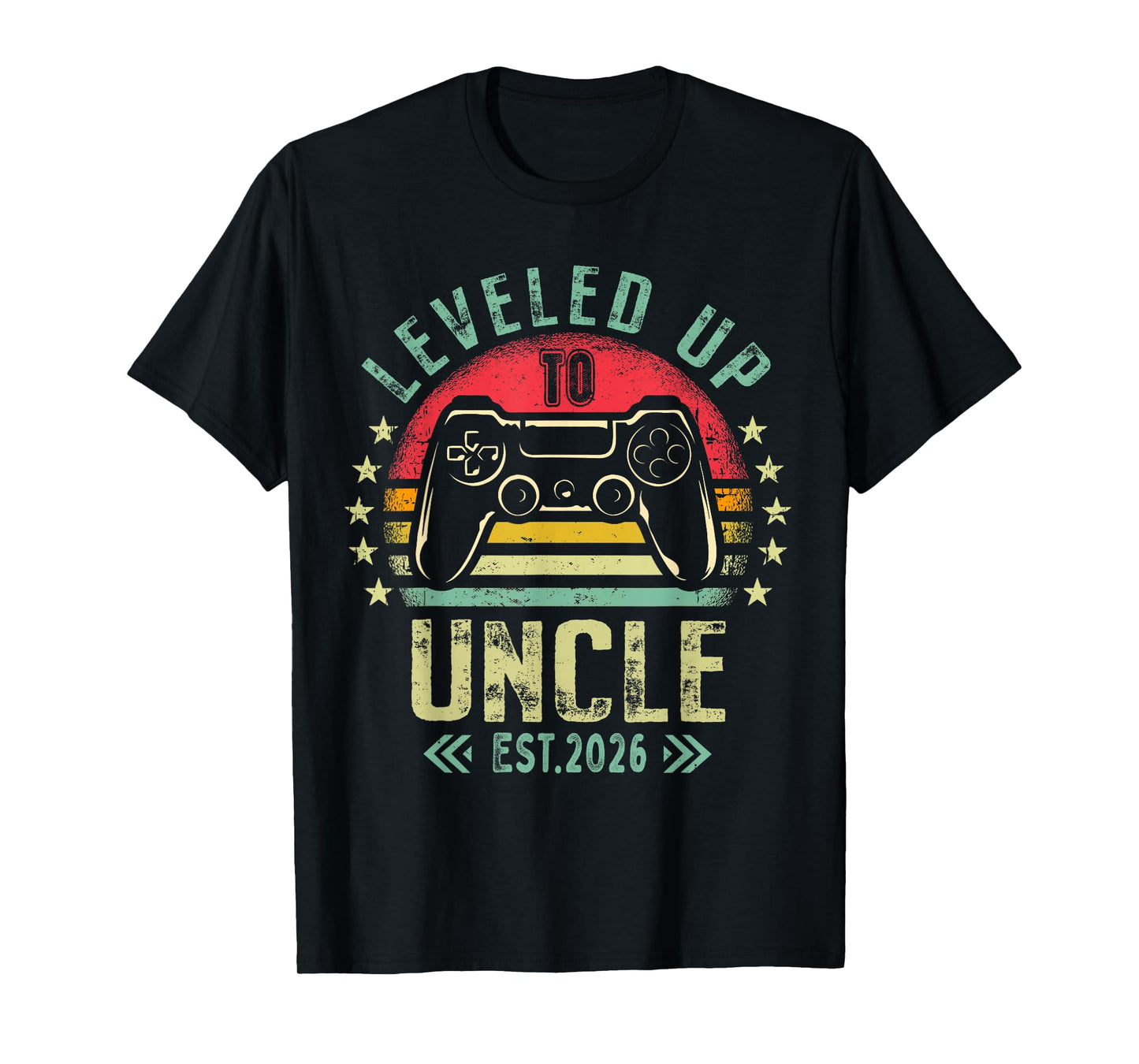 I Leveled Up to Uncle 2026 Promoted to Uncle Level Unlocked T-Shirt