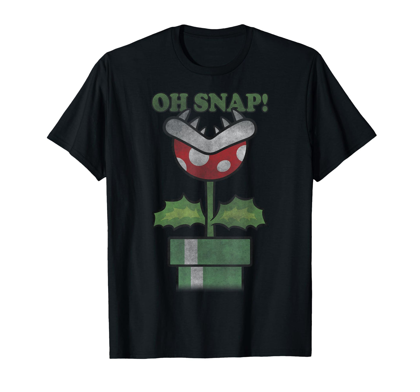 Nintendo Super Mario Piranha Plant Oh Snap Vintage T-Shirt