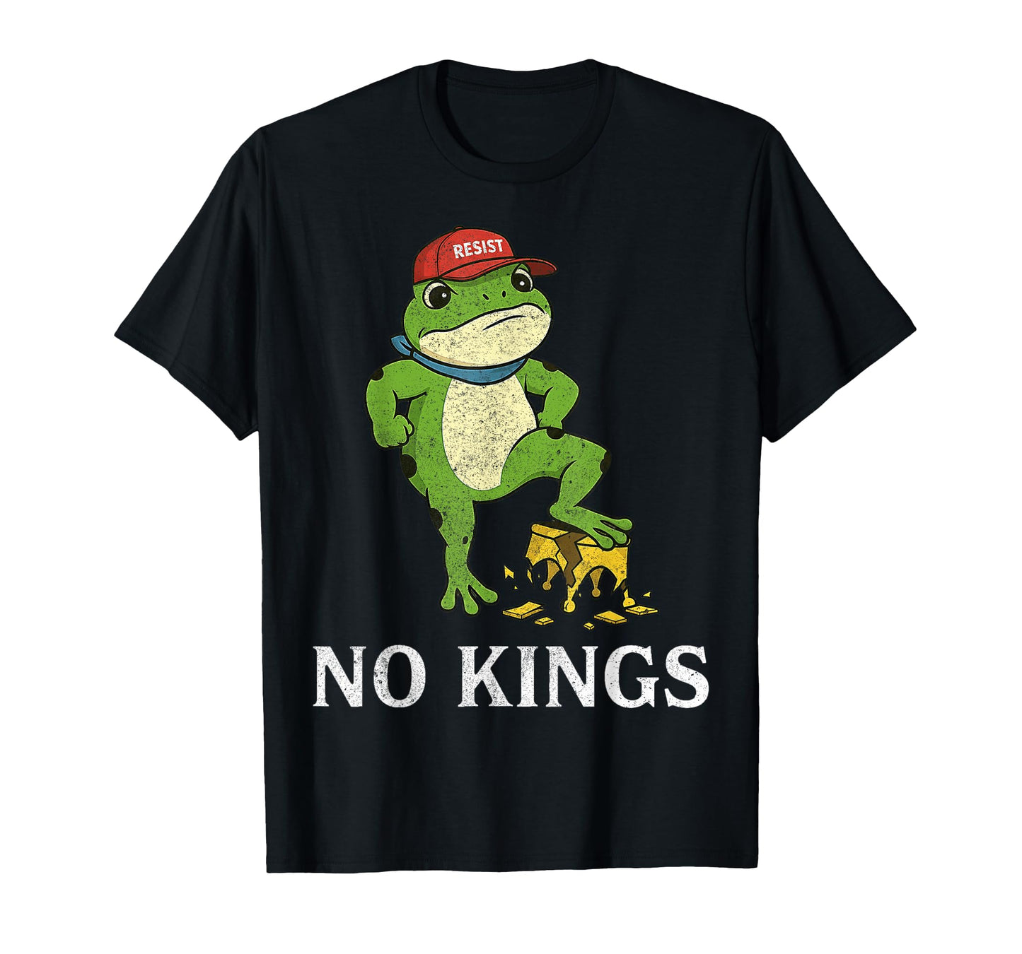 Freedom Portland Frog Resist No Kings T-Shirt