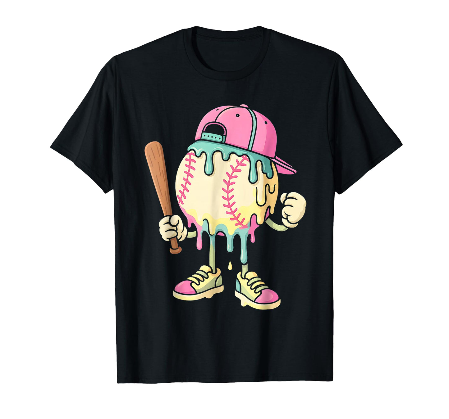 Baseball Lifestyle 101 Apparel Youth Baseball Drip Icecream T-Shirt