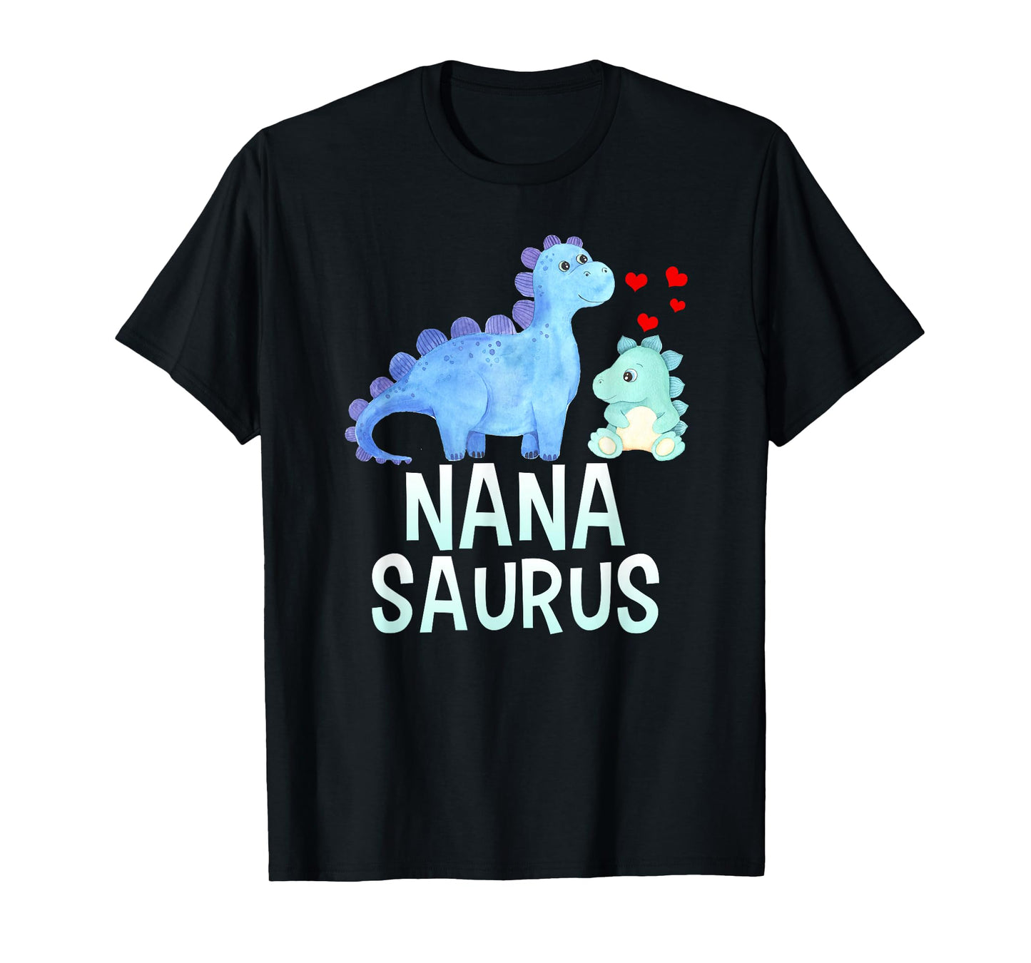 Nanasaurus Funny Dinosaur Baby Shower For Nana T-Shirt