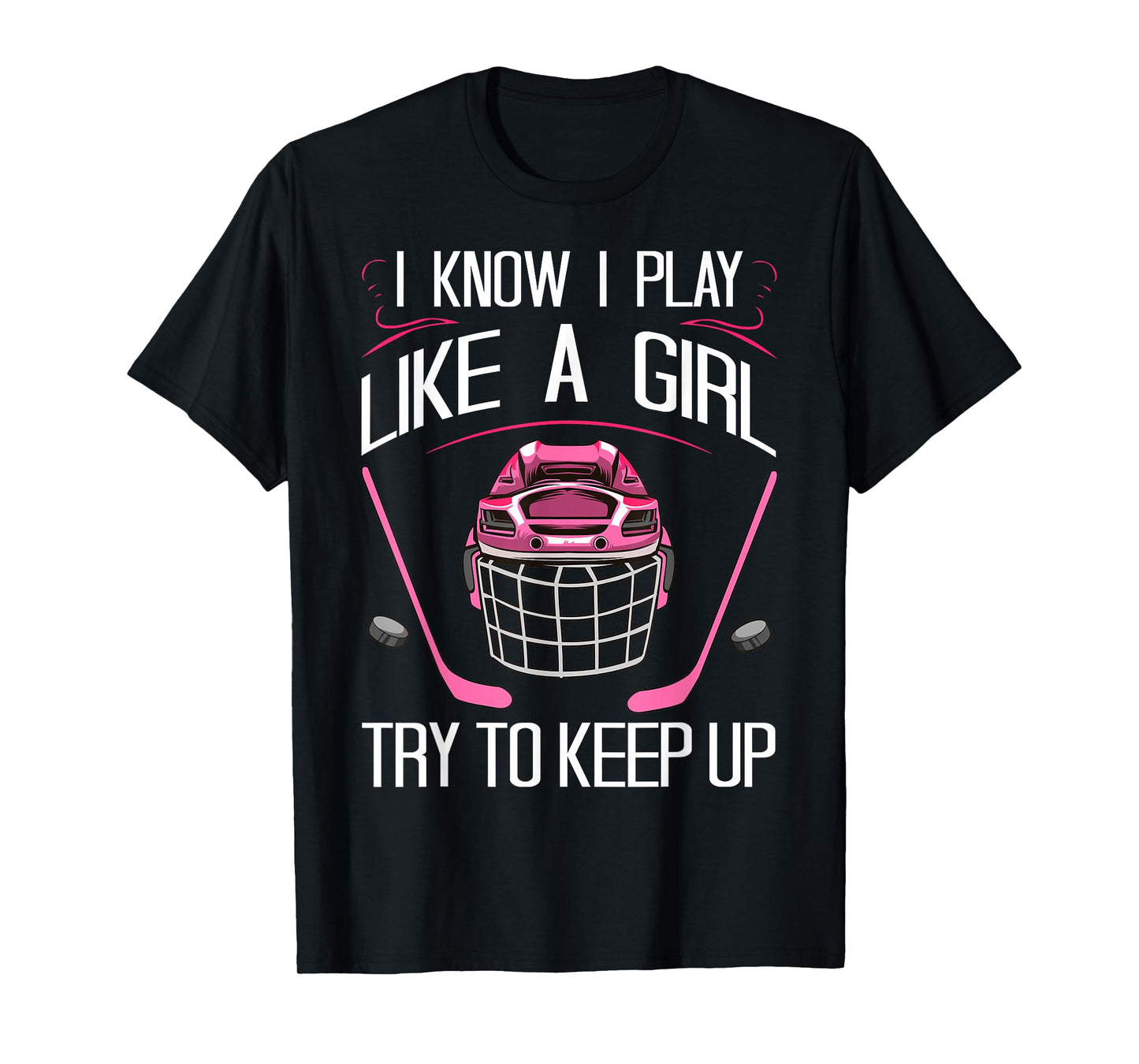 Funny Girls Hockey Designs For Women Field Hockey Novelty T-Shirt