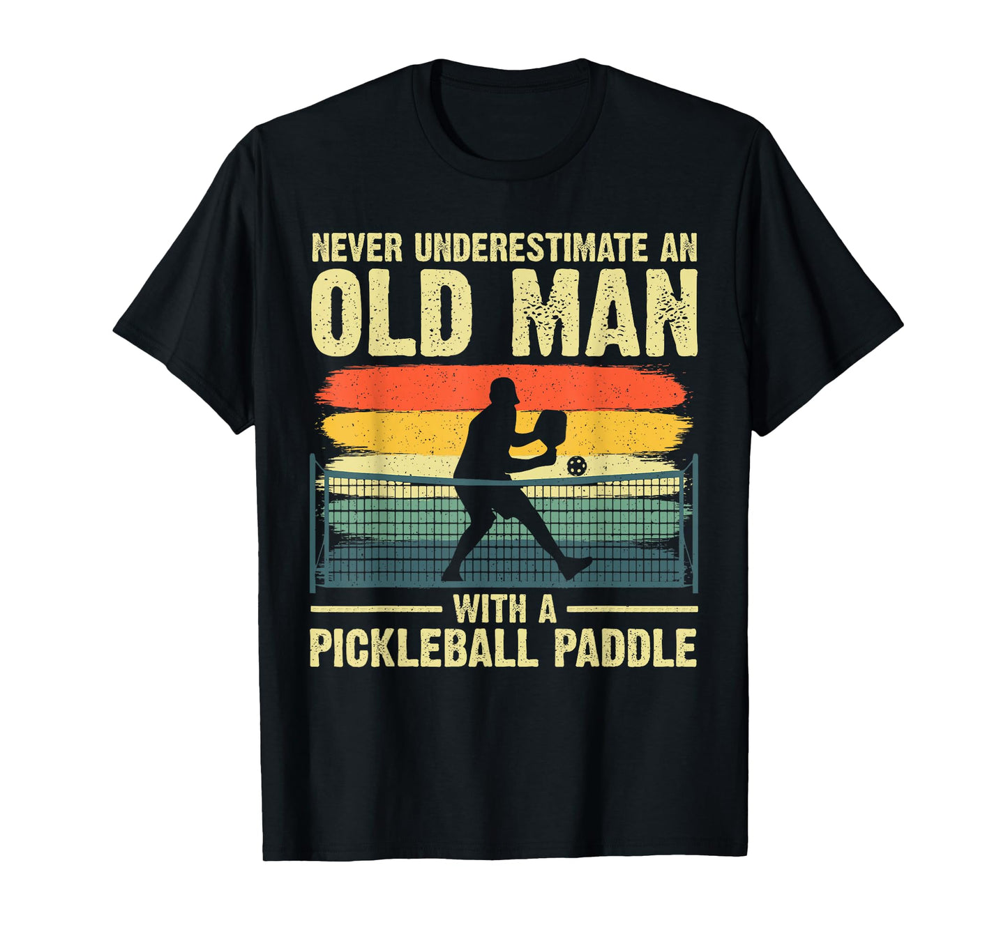 Cool Pickleball Design For Men Grandpa Pickleball Player T-Shirt