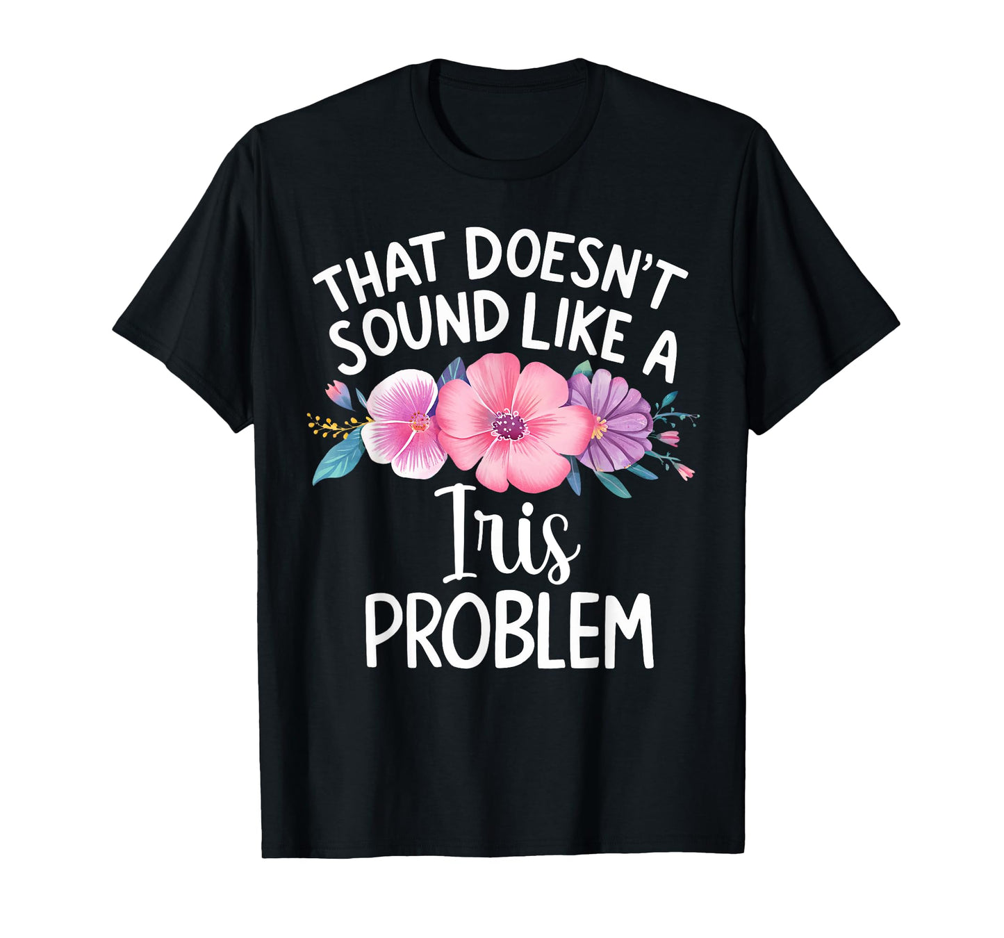 IRIS Personalized Cute Flower Girls IRIS Name T-Shirt