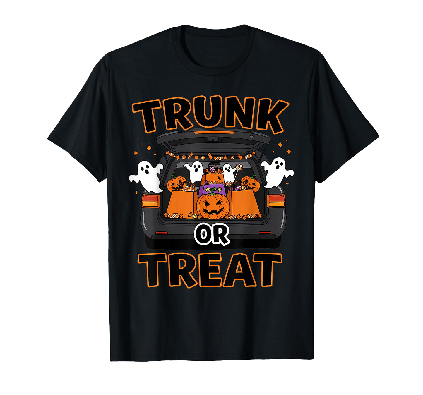 Halloween Trunk Or Treat for Dear Friends Group Matching T-Shirt