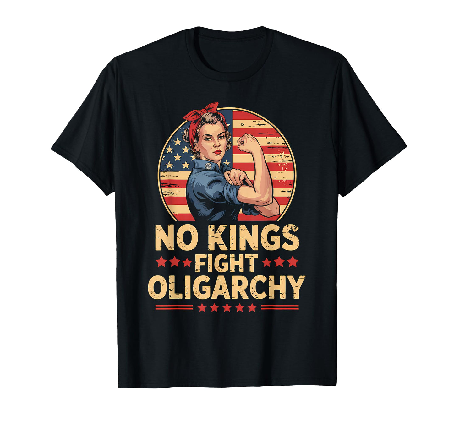 No Kings T Shirt Fight Oligarchy No Kings In America Women T-Shirt