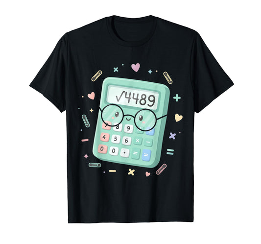 67 Meme Square Root 4489 Slang Six Seven Math Calculator T-Shirt