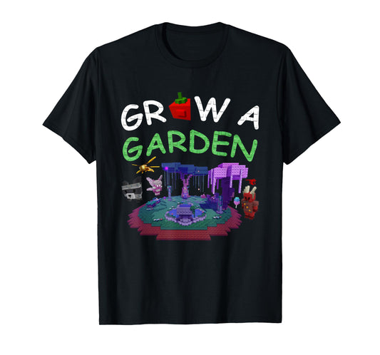 Grow a Garden Shirt for Kids Girls Boys Gamer T-Shirt