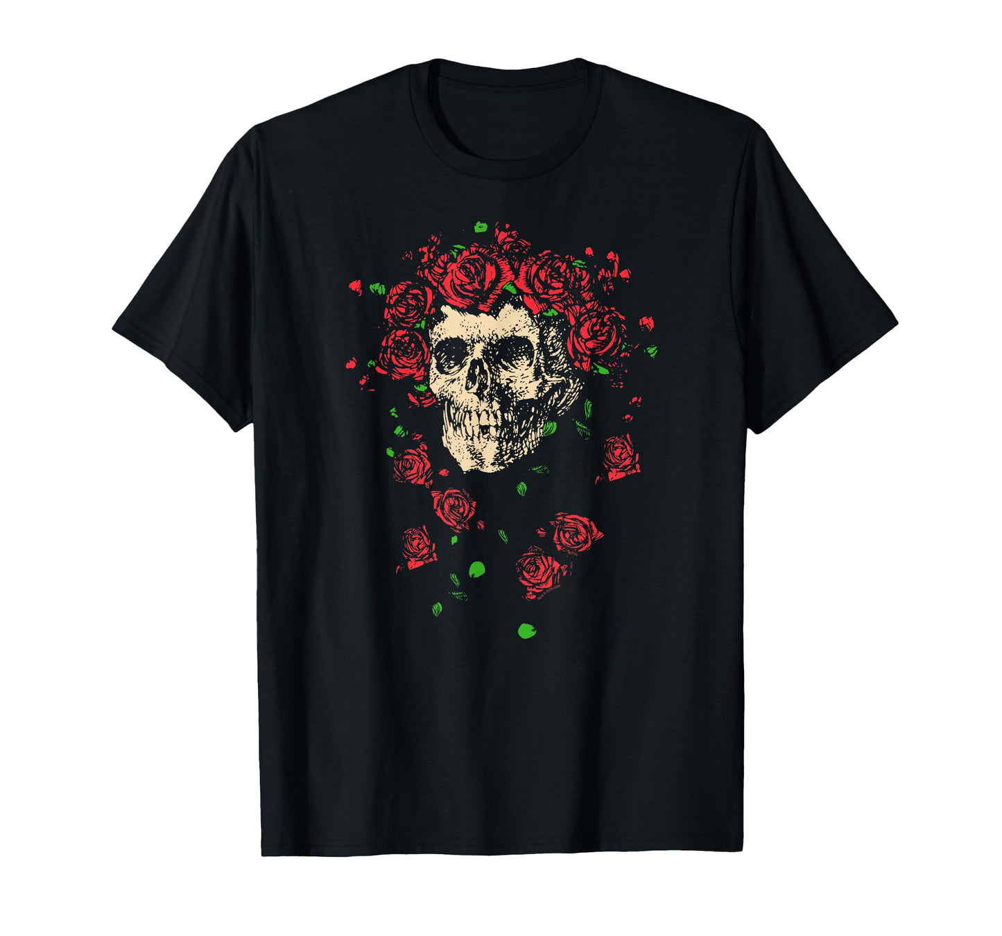 Grateful Dead Bertha Skull with Roses Vintage Band T-Shirt