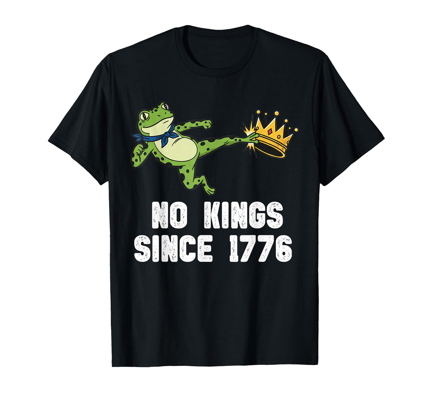 No Kings Since 1776 No Kings in America We The People Frog T-Shirt