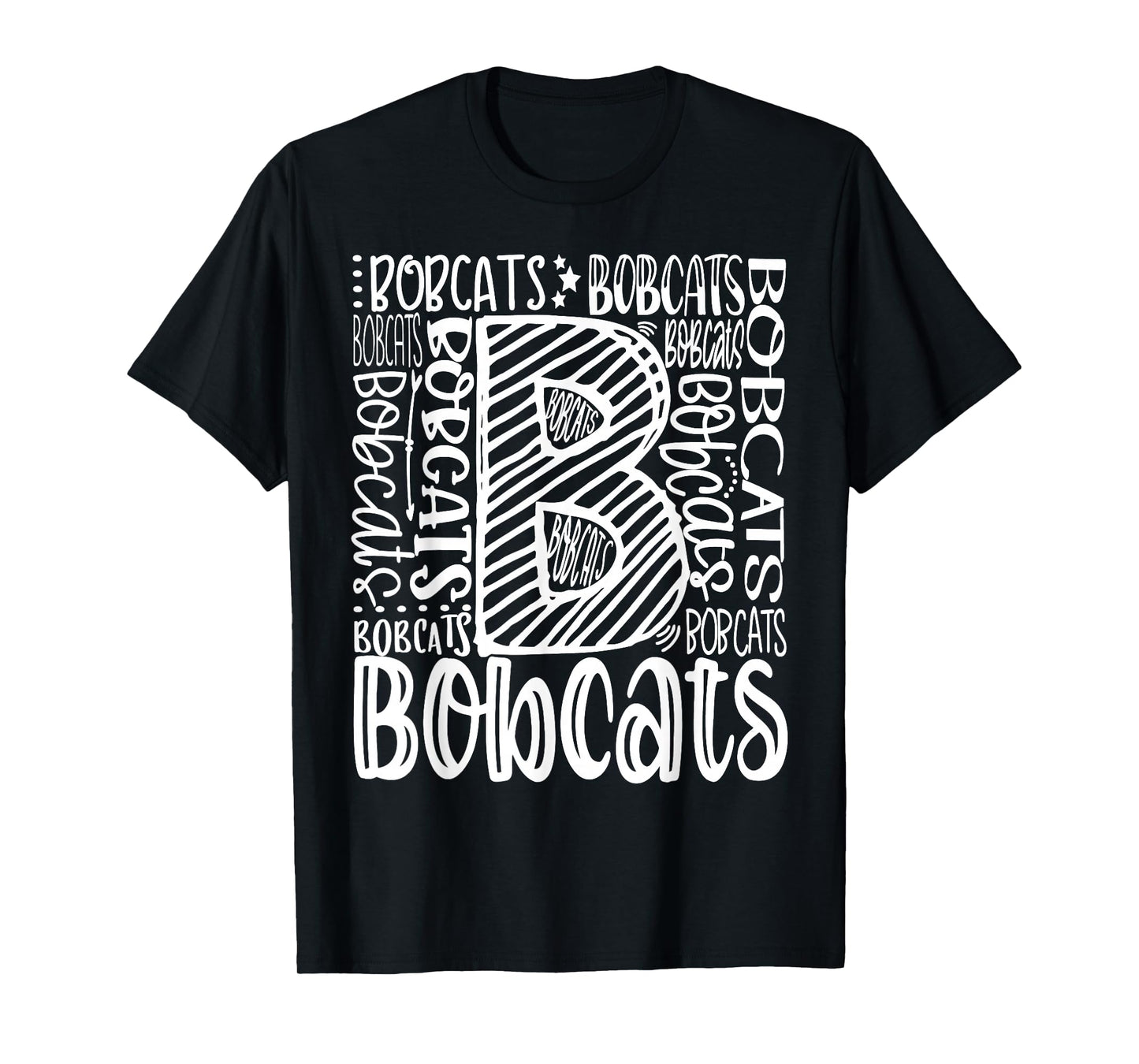 Bobcat School Spirit Leopard Sport Fan Game Day Party T-Shirt