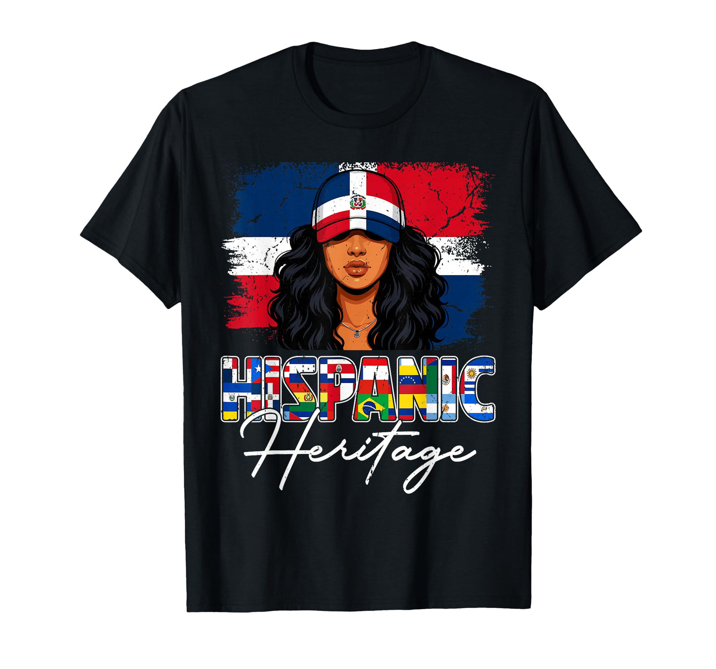 Dominican Republic Hispanic Heritage Month Dominican Women T-Shirt