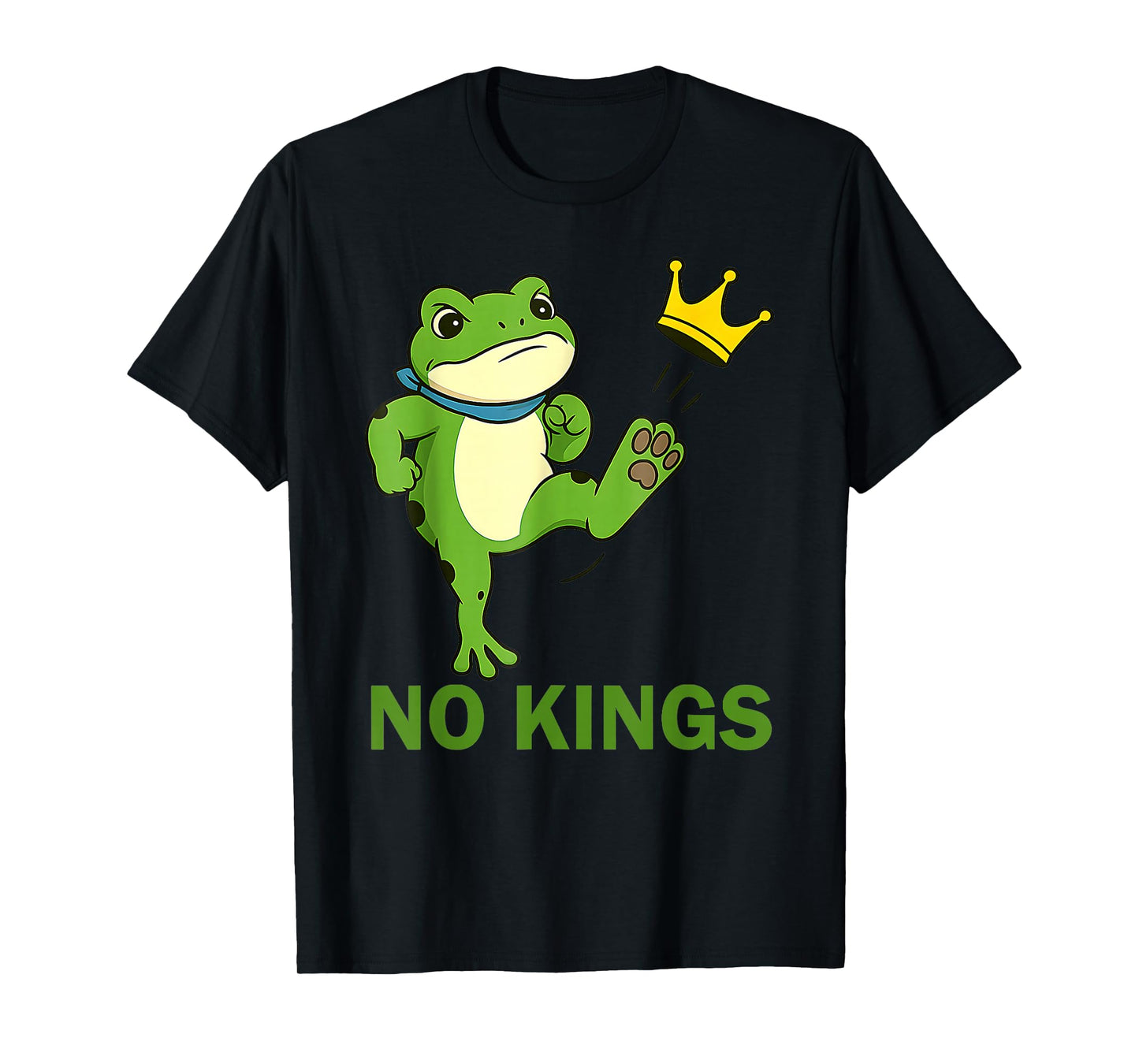 Funny No Kings Portland Frog Protest T-Shirt