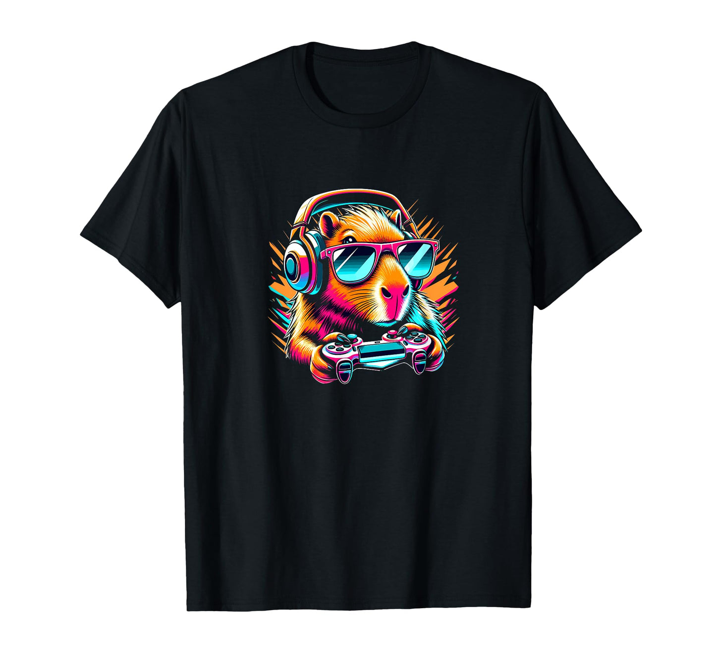 Capybara Video Games Capybara Funny T-Shirt