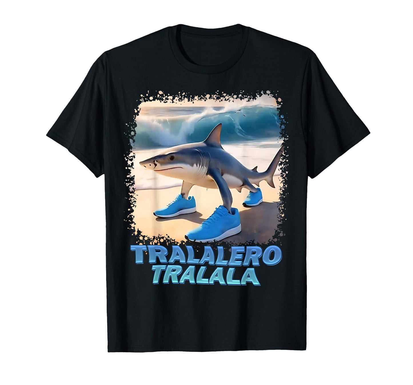 Tralalero Tralala Italian Brainrot Meme T-Shirt