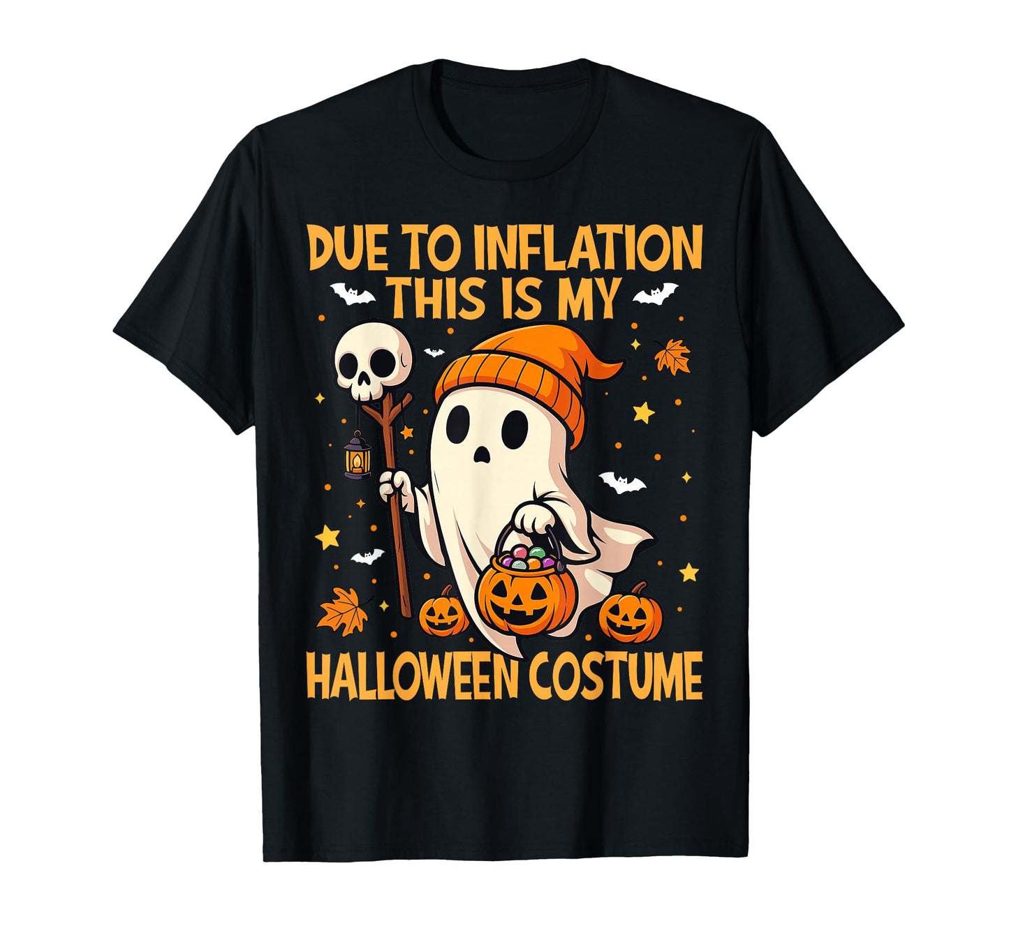 Due to Inflation This is My Funny Halloween Costume T-Shirt