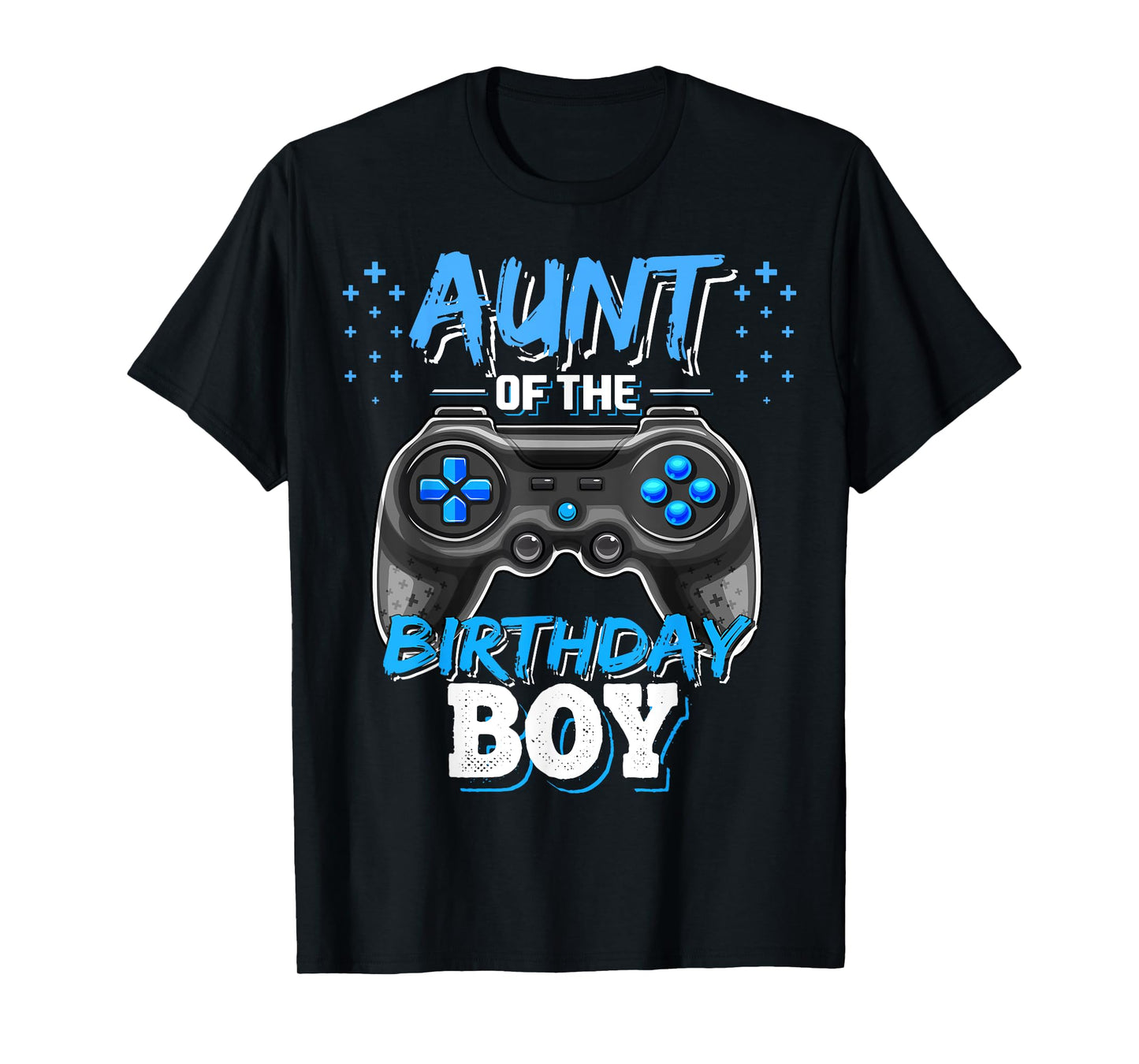 Aunt of the Birthday Boy Matching Video Game Birthday Gift T-Shirt