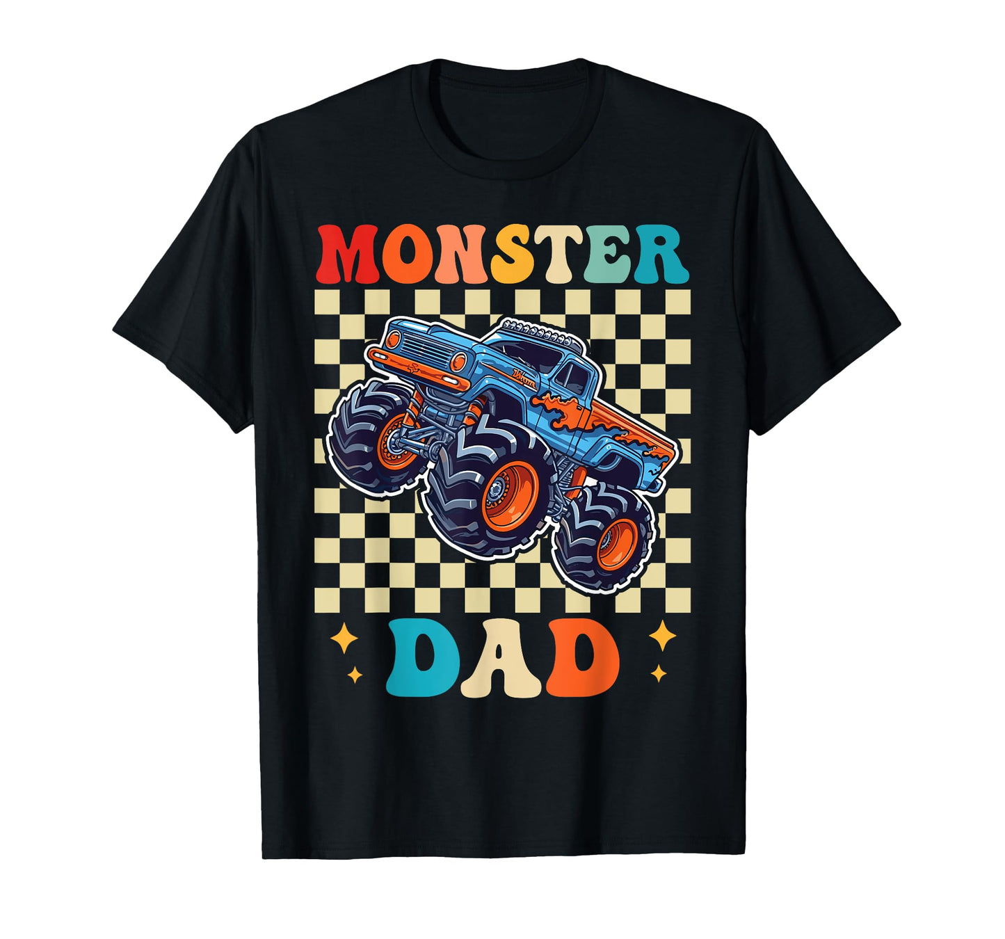 Monster Truck Dad Family Matching Monster Truck Lovers T-Shirt