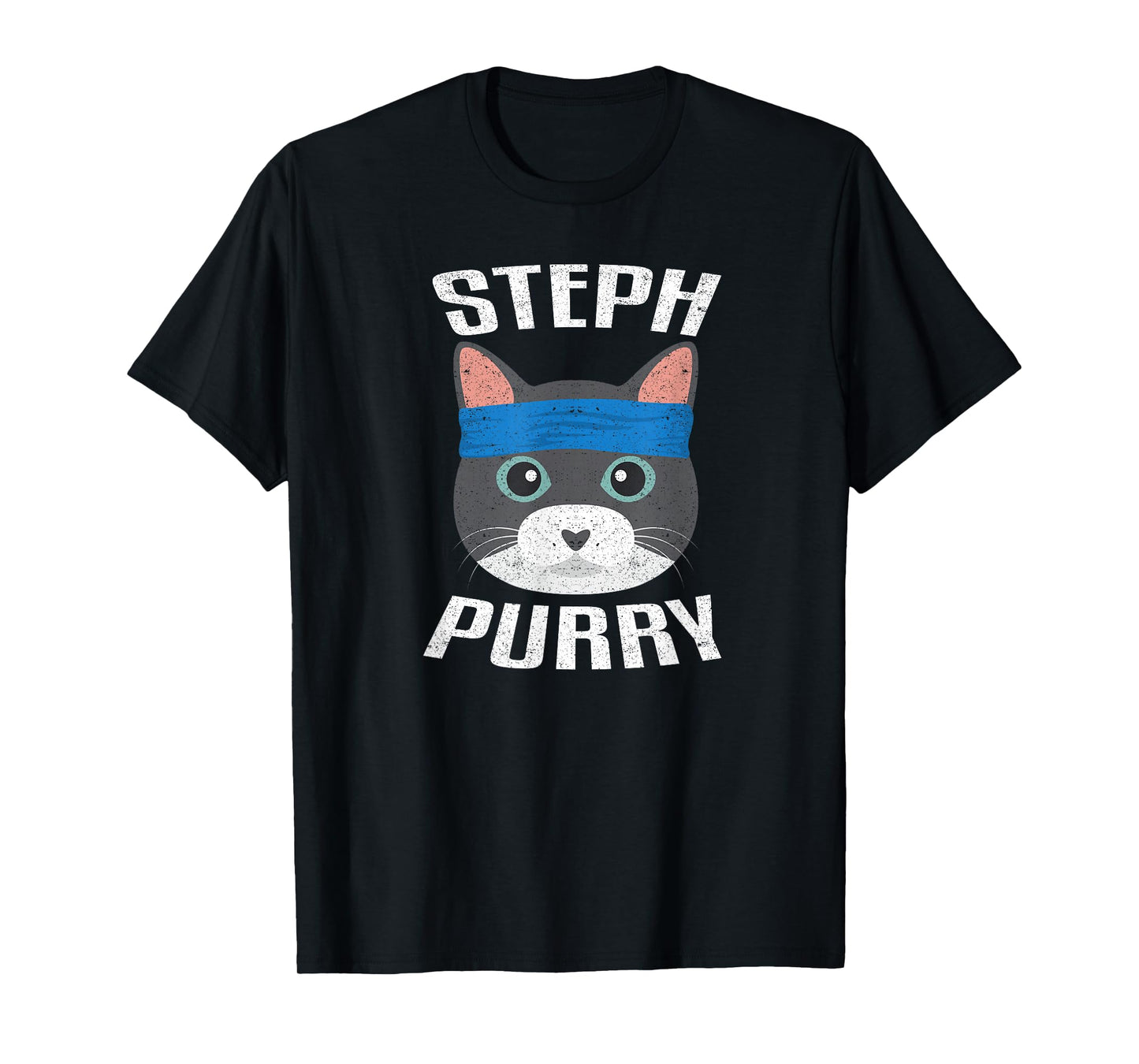 Steph Purry Cat - Funny Basketball Shirt T-Shirt