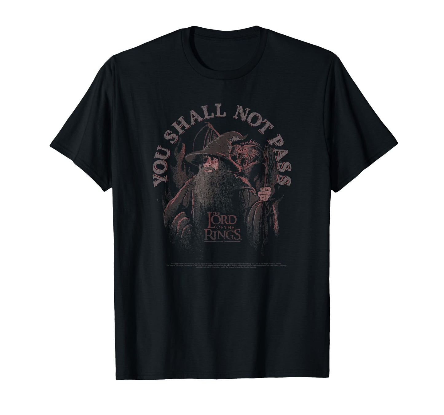 The Lord of the Rings Gandalf You Shall Not Pass T-Shirt