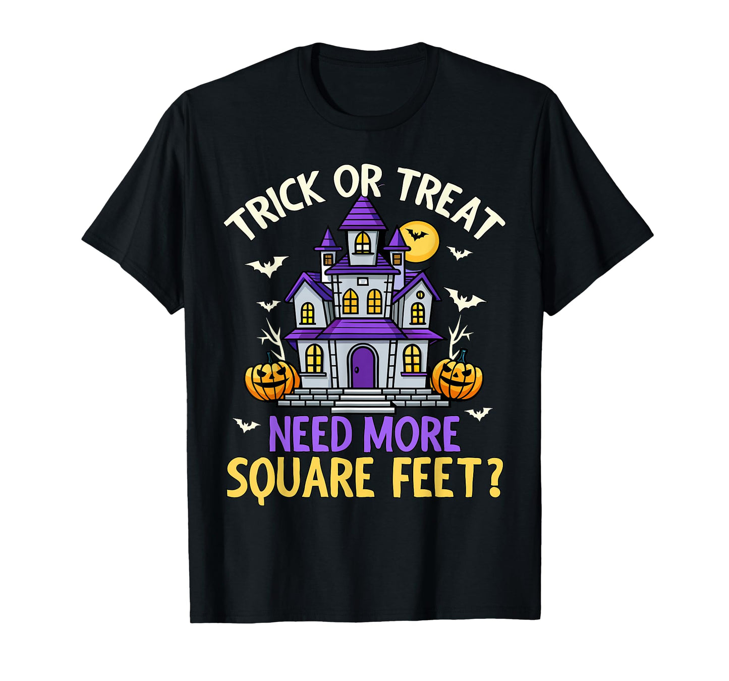 Halloween Real Estate Agent Broker Funny Realtor Men Women T-Shirt