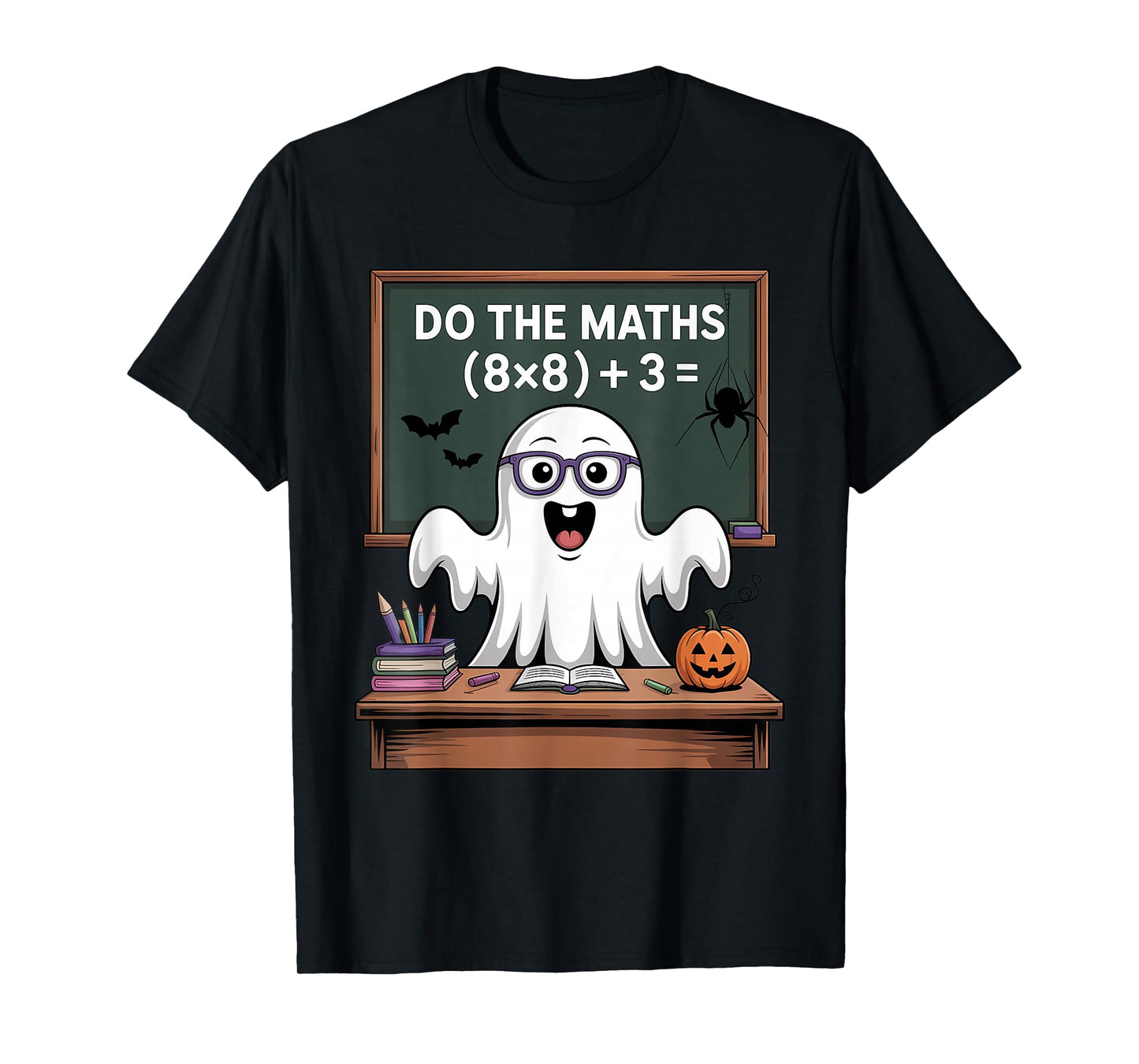 67 Teacher Halloween Ghost Six Seven Meme Do The Maths T-Shirt