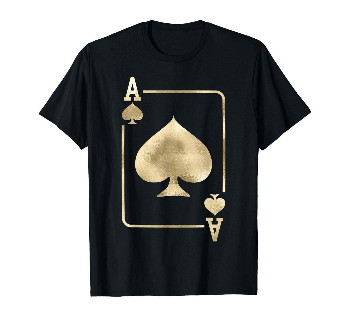 Ace of Spades Playing Card Halloween Glam Costume T-Shirt