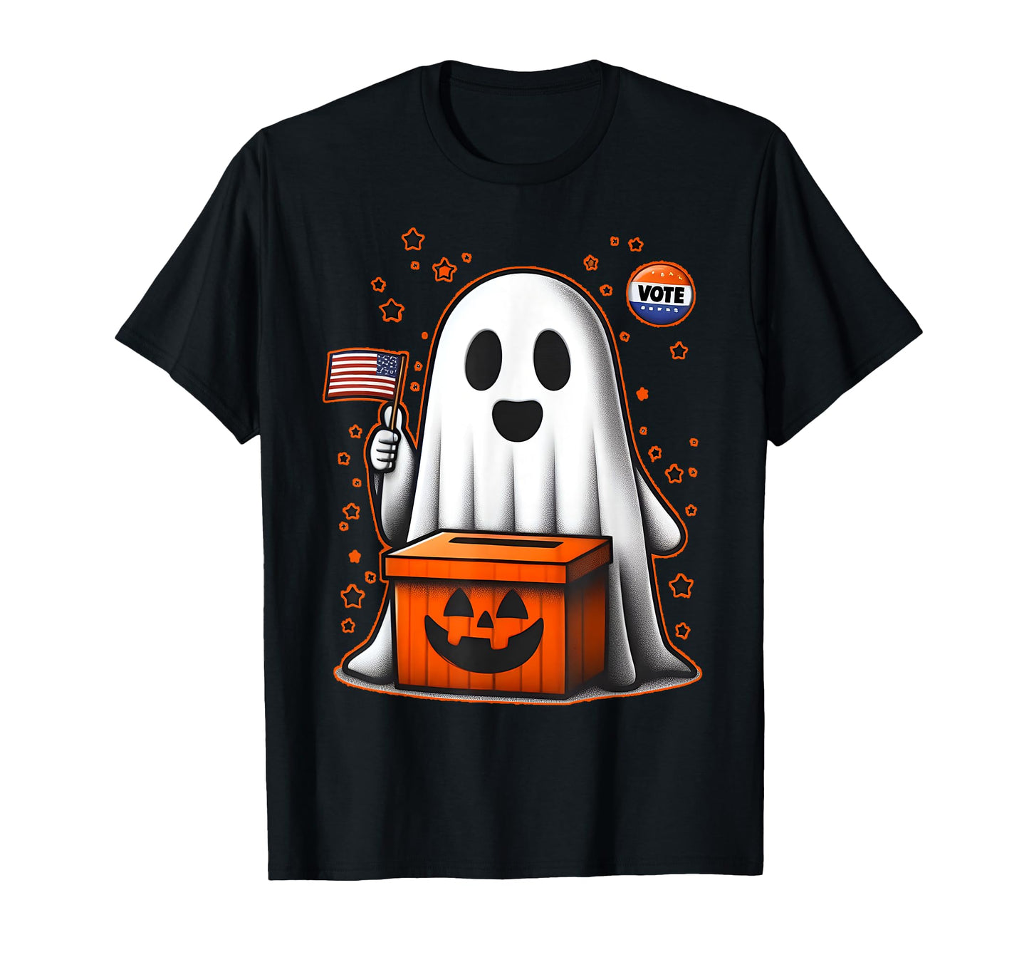 Vote Halloween Ghost Spooky Election Political Kids Adults T-Shirt