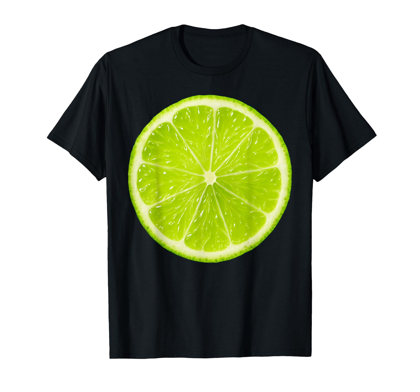 Lime Slice Costume Adult Kids Fruit Halloween T-Shirt