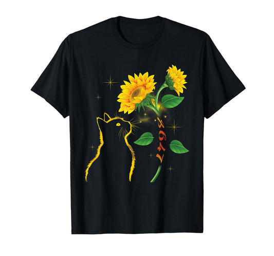 8647 Subtle Anti Trump 86 47 Sunflower Cat Lovers Feminist T-Shirt for Men Women