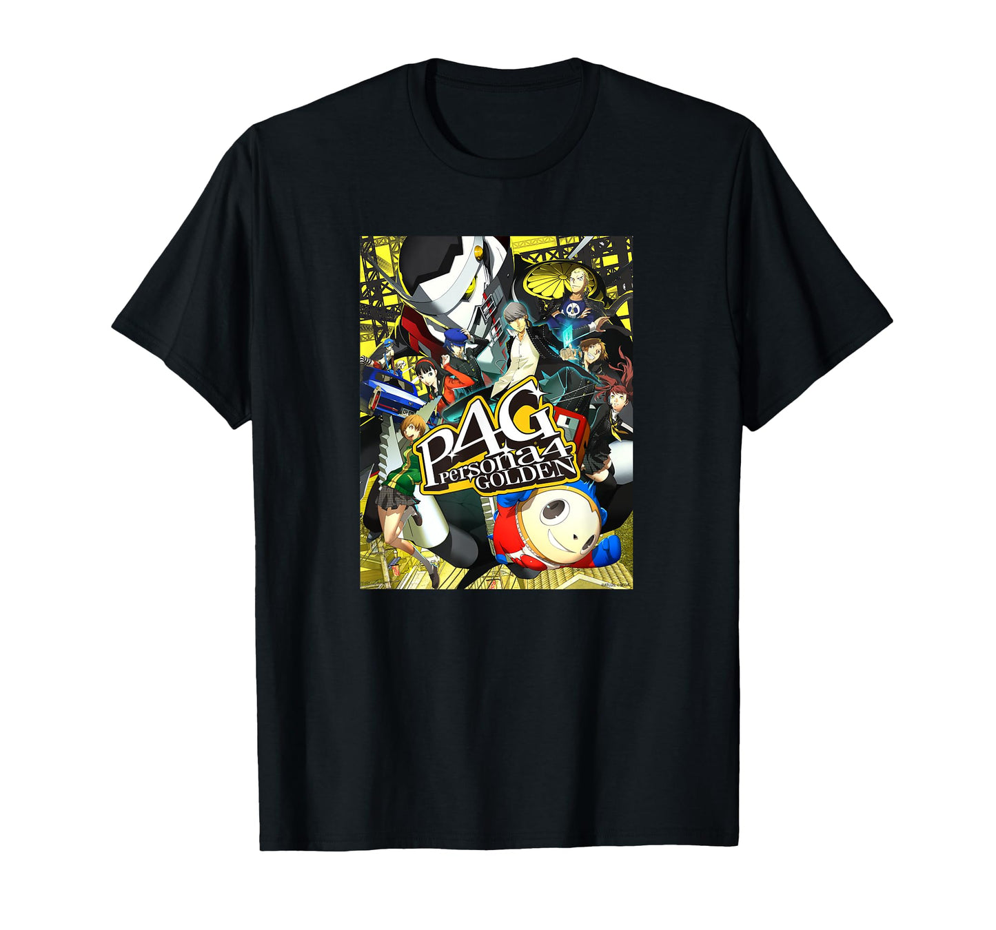Persona 4 Golden All Characters with Izanagi ATLUS T-Shirt