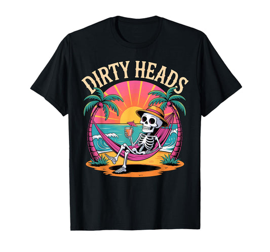 Dirty Heads Skeleton Beach Summer Vacation T-Shirt