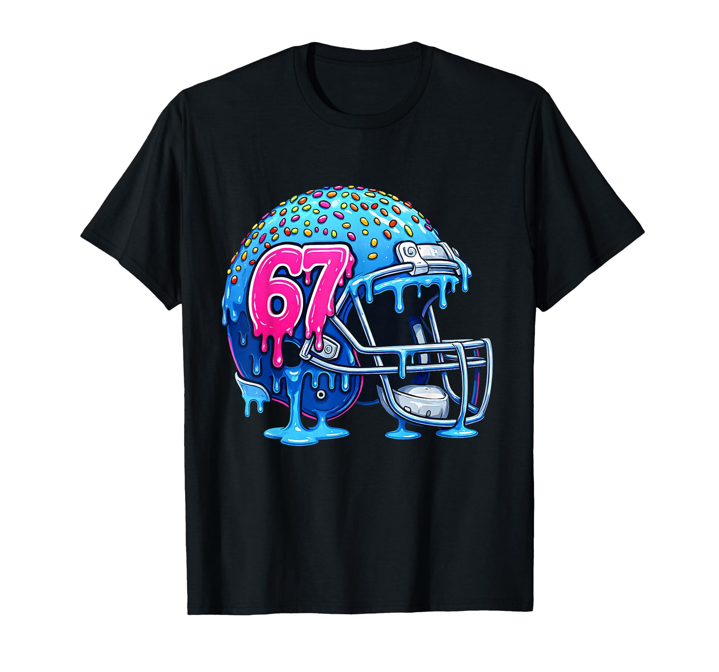 Six Seven Football Drip T-Shirt