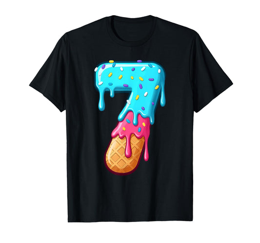 67 Ice Cream Drip Meme Funny 6 7 Halloween Costume Couple T-Shirt