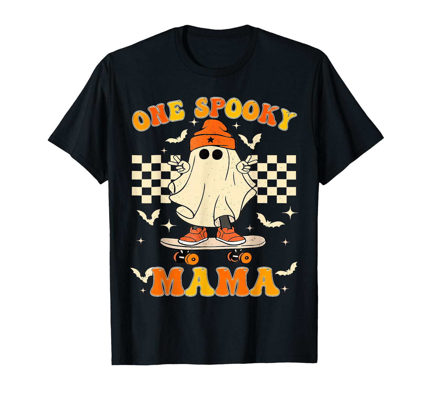 Groovy Boo One Spooky Mama First Halloween Birthday Boy T-Shirt