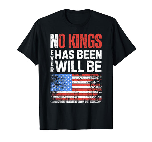American Flag No Kings T-Shirt