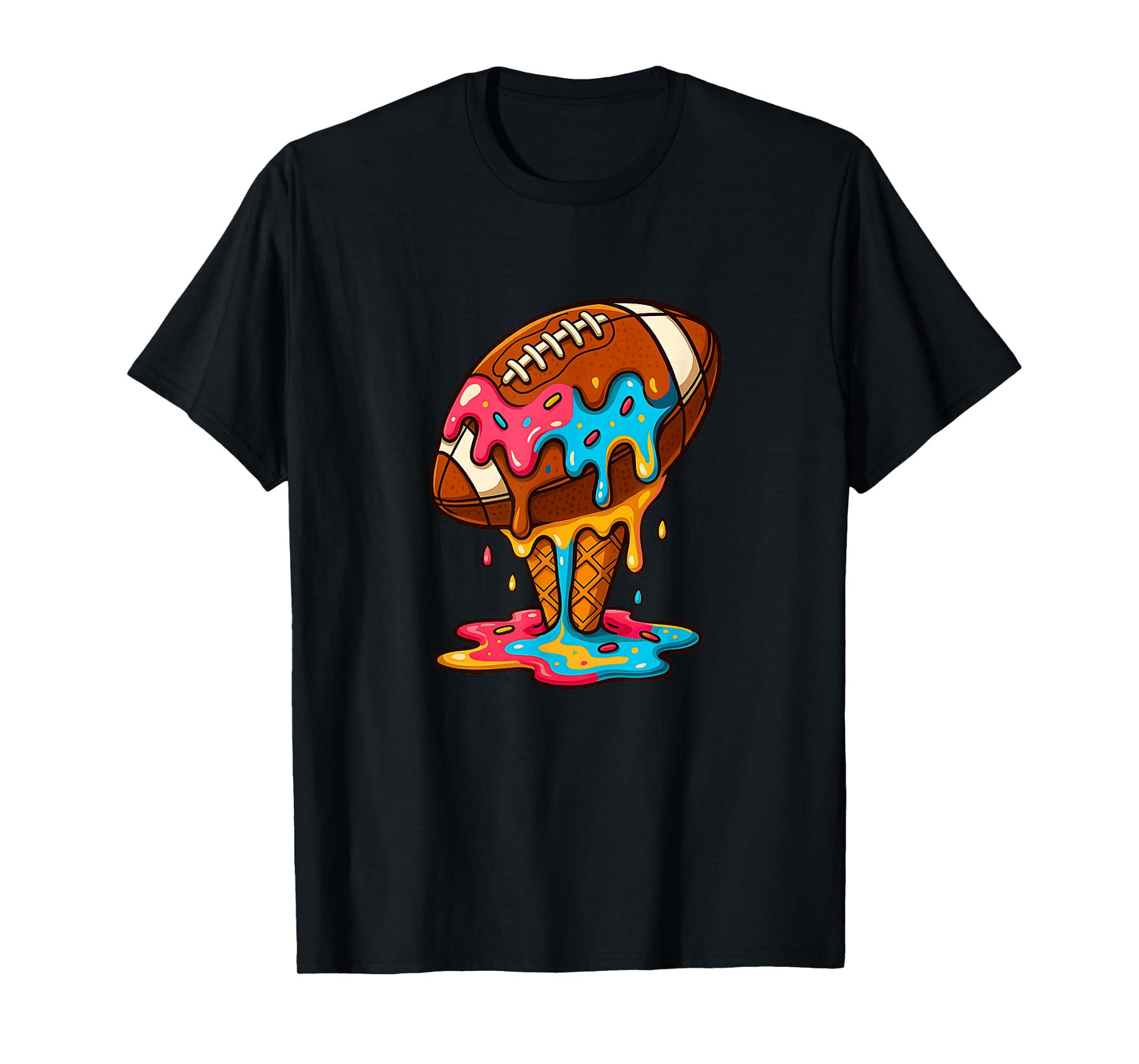 Mens Football Lovers for Lineman Sprinkles Game Day T-Shirt