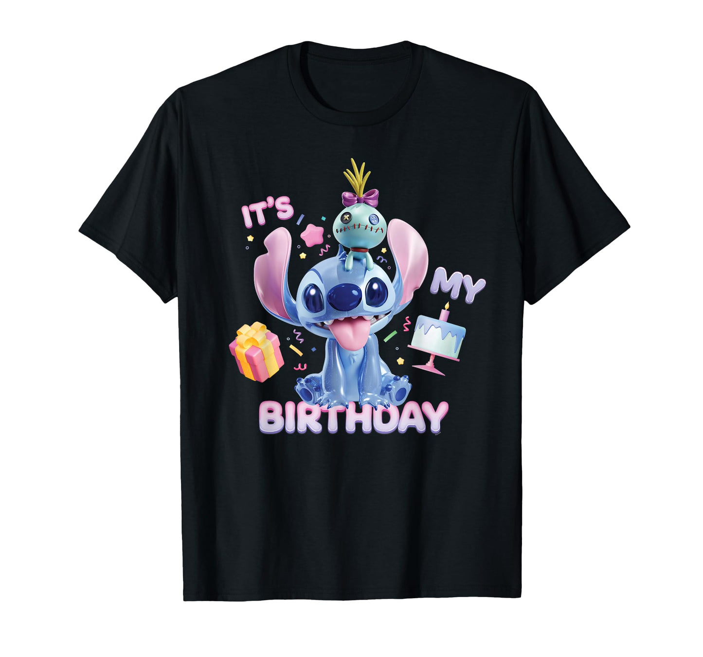 Disney Stitch & Scrump "It's My Birthday" Birthday Party T-Shirt
