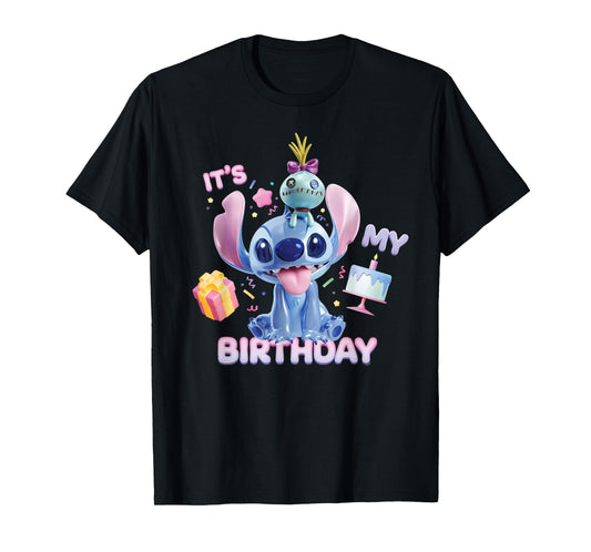 Disney Stitch & Scrump "It's My Birthday" Birthday Party T-Shirt
