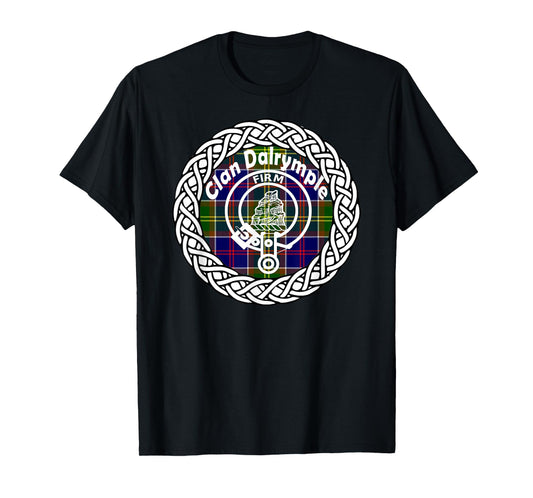 Dalrymple surname Scottish clan tartan crest badge t-shirt T-Shirt