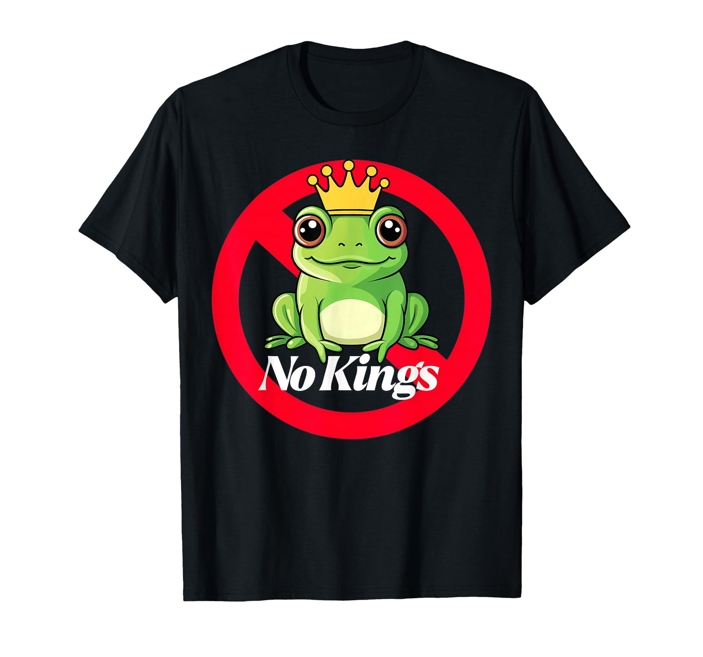 No Kings T Product Portland Frog Tee Fun Casual Wear T-Shirt
