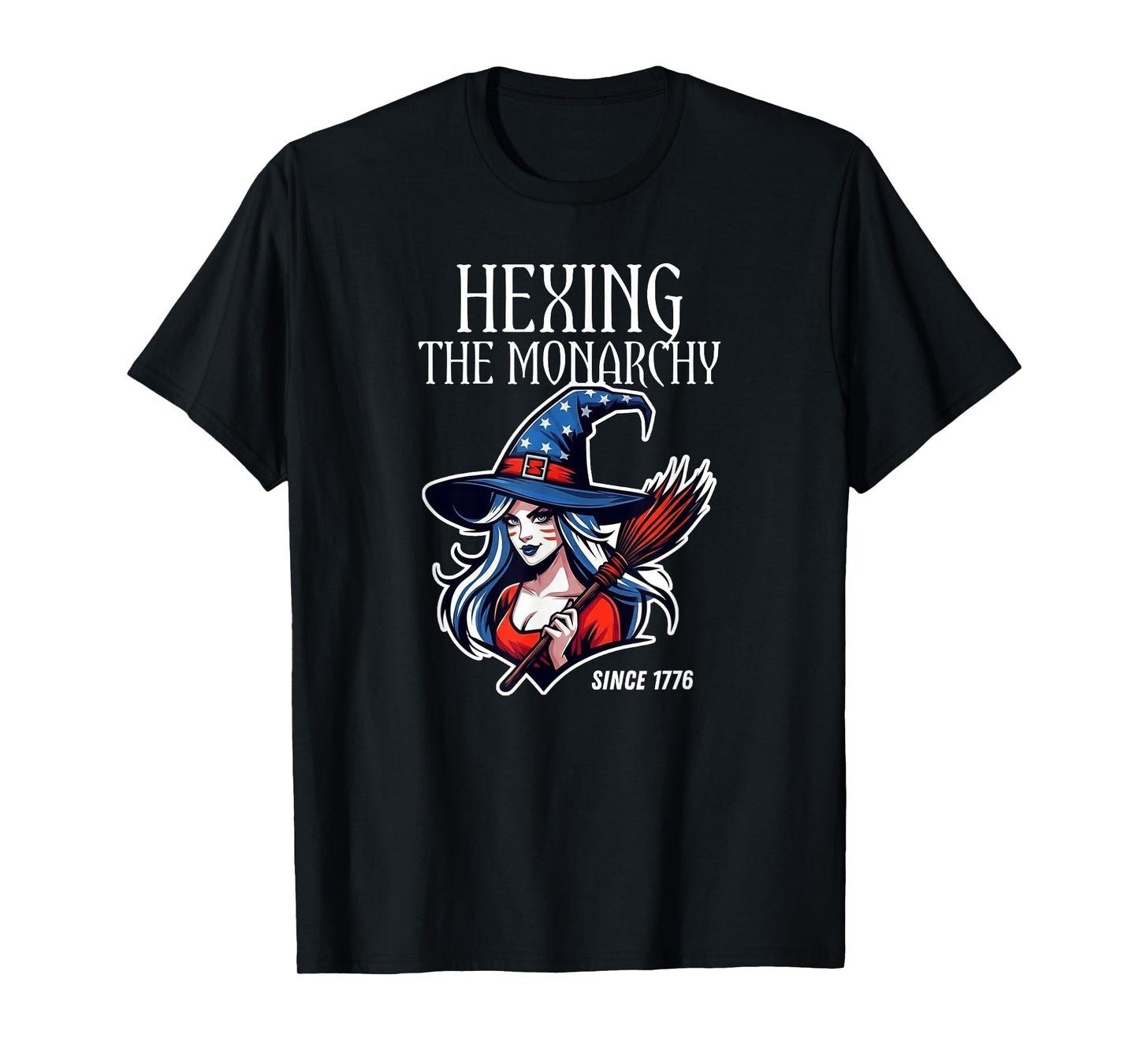 No Kings Witch October Hexing The Monarchy T-Shirt