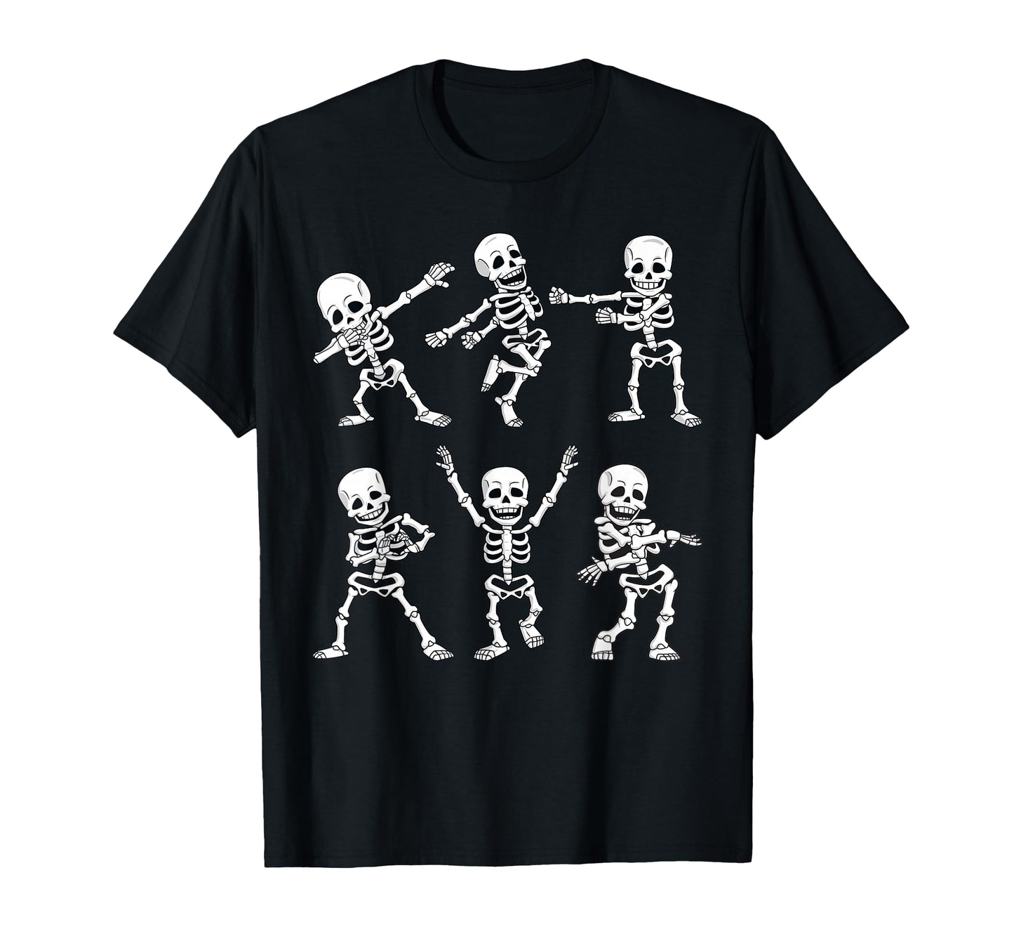 Dancing Skeletons Dance Challenge Boys Girl Kids Halloween T-Shirt