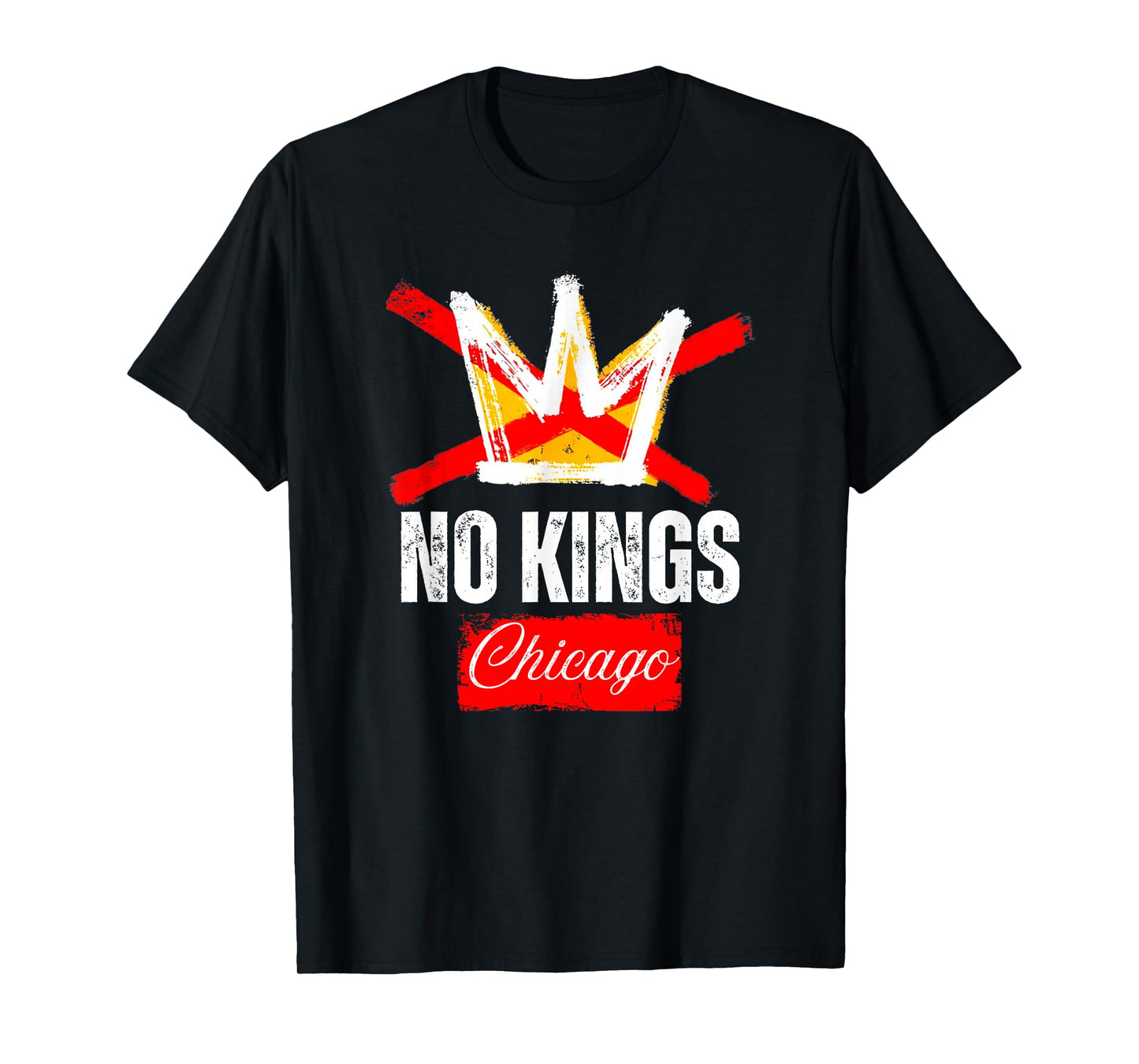 Chicago No Kings Patriotic No Kings 2025 Activist T-Shirt