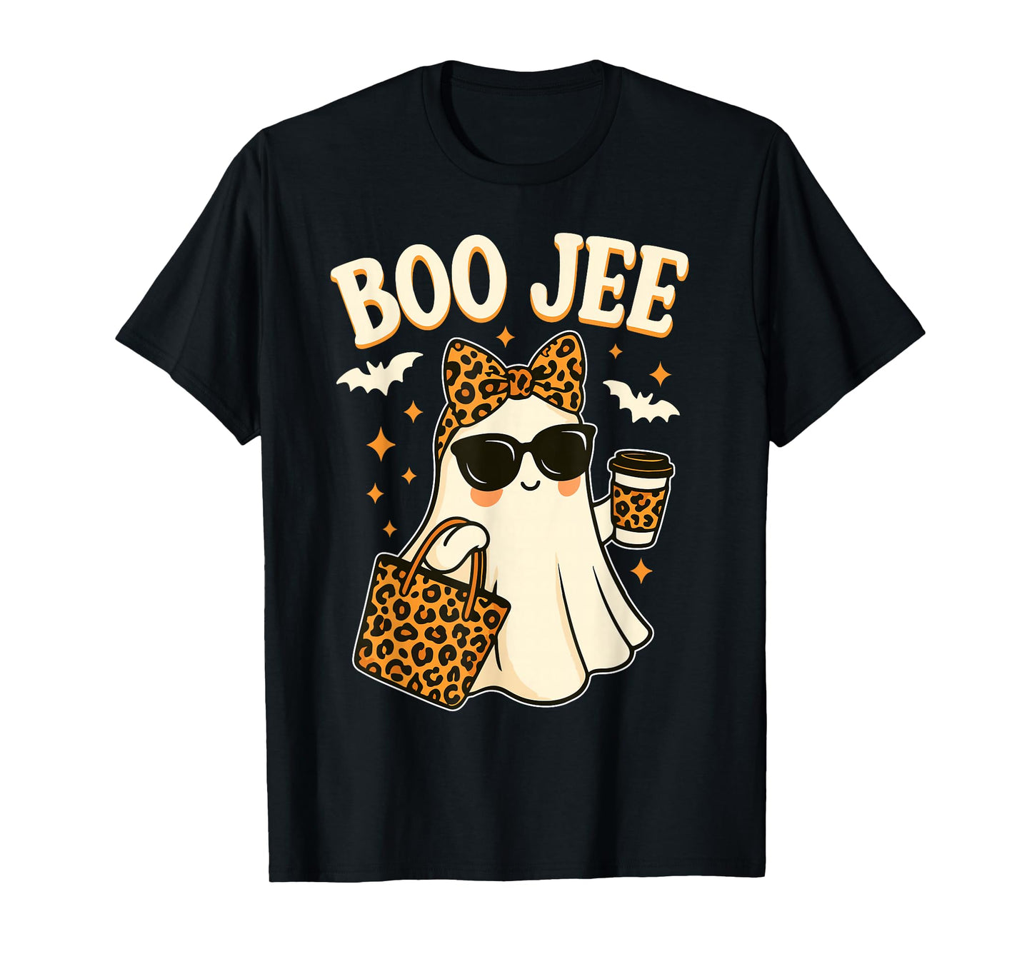 Boo JEE Ghost Shirt Halloween Women Girls Boojee Halloween T-Shirt