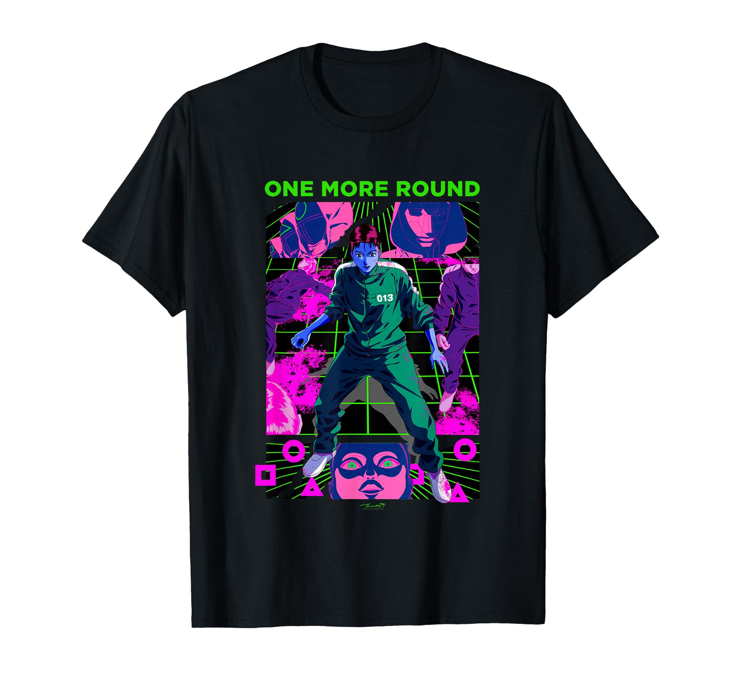 Squid Game 2 One More Round Player 013 Retro Manhwa Panels T-Shirt