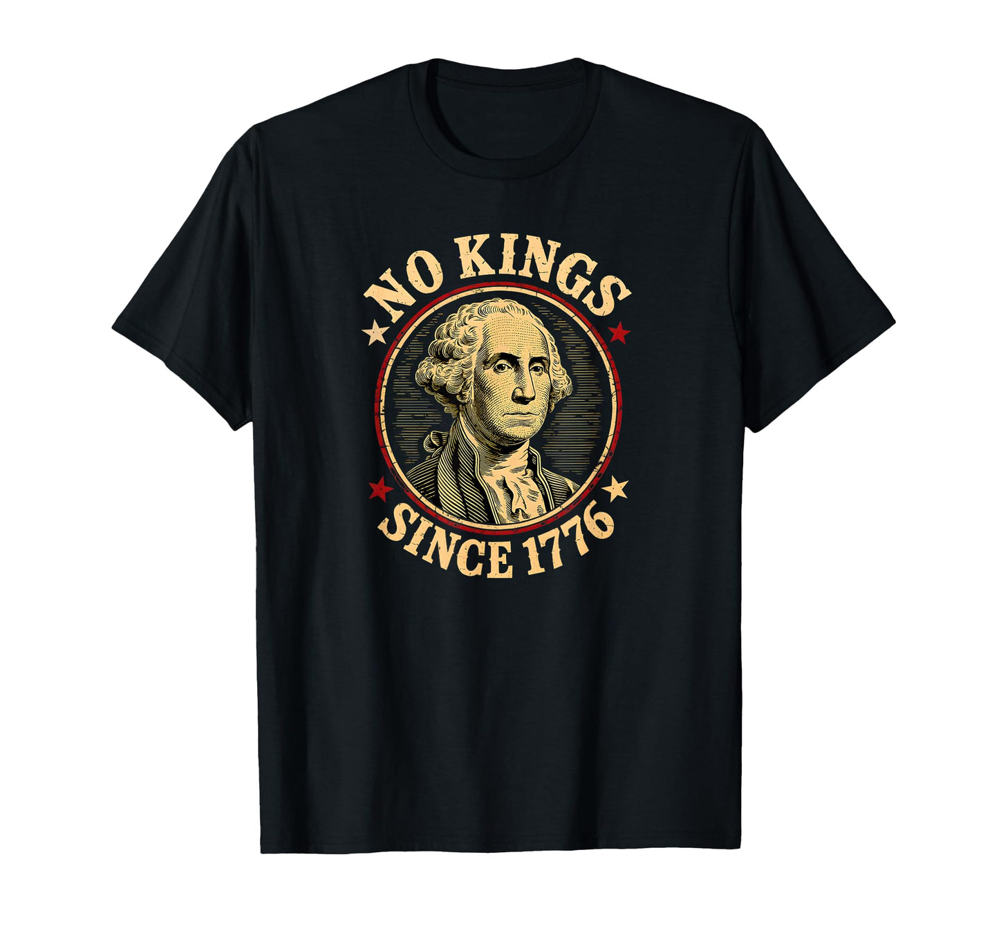 No Kings Since 1776 American Freedom Pride T-Shirt